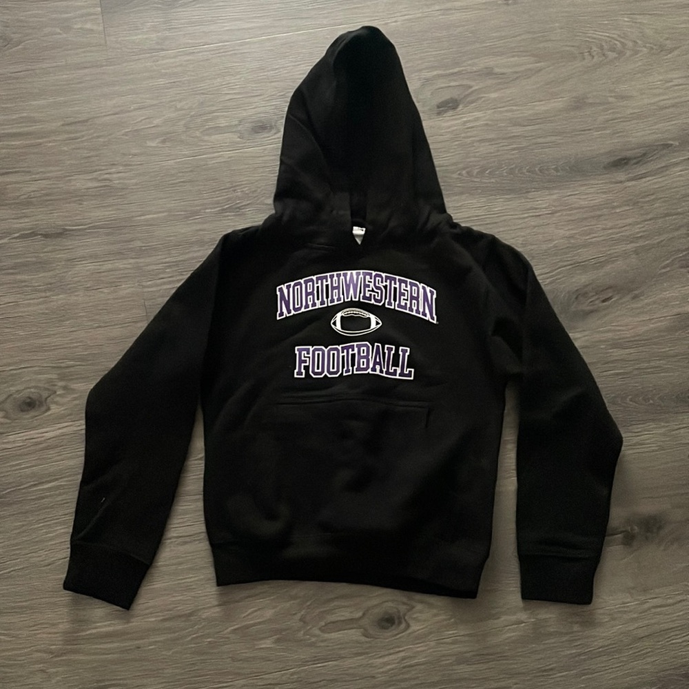 Northwestern University Football hoodie youth small